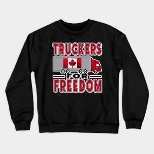 TRUCKERS FOR FREEDOM CONVOY TO OTTAWA CANADA JANUARY 29 2022 RED Crewneck Sweatshirt